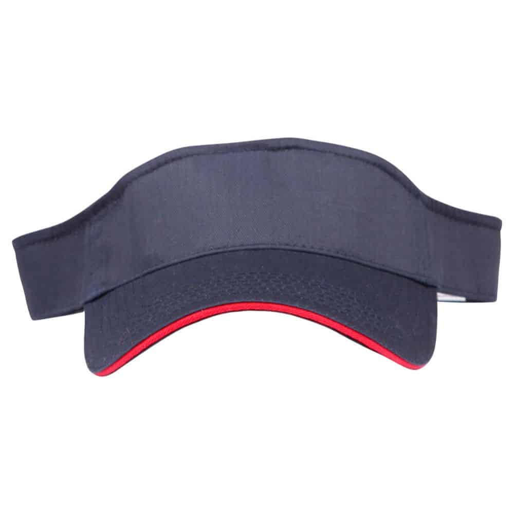 CH49_CONTRAST-SANDWICH-VISOR-Navy-Red-front