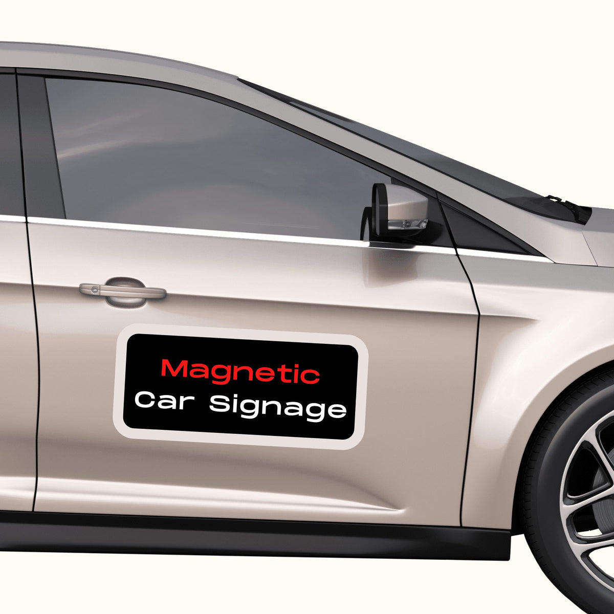 Car Magentic Sticker Example Car Magnet Sticker – One Prints