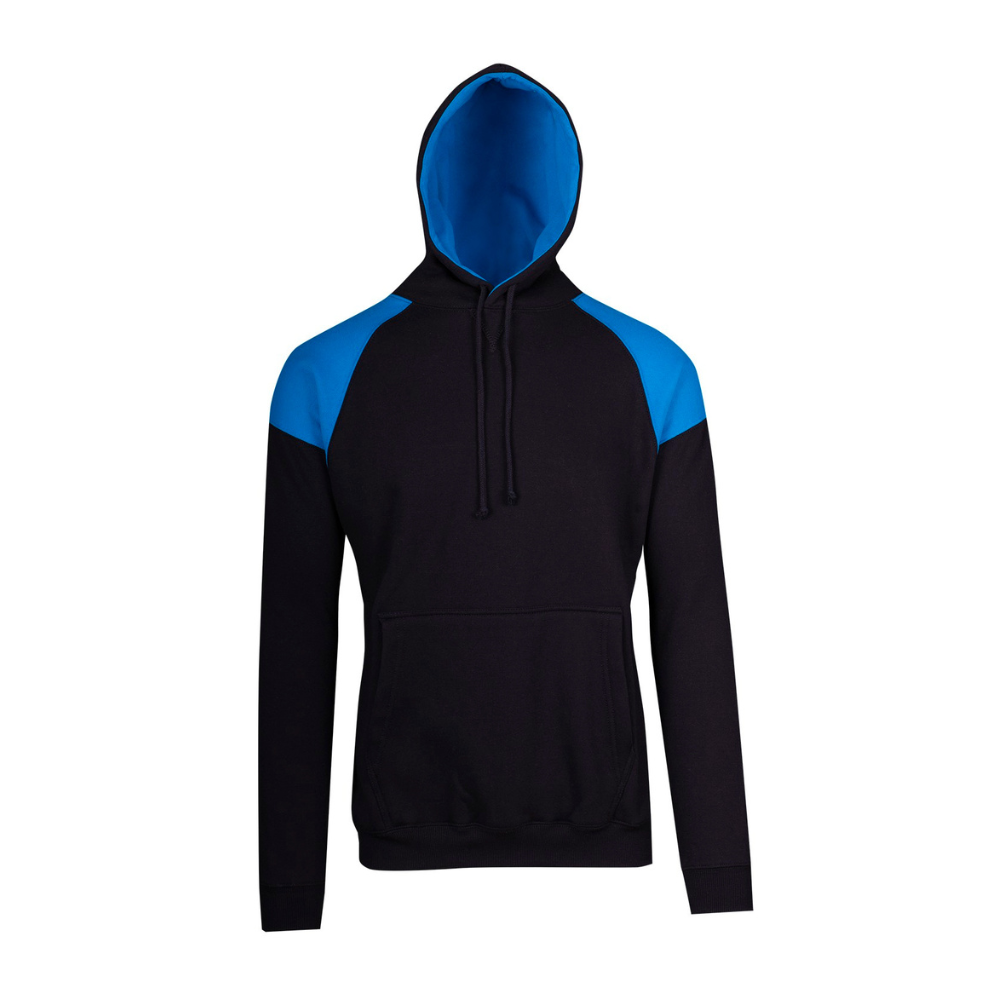 RM Mens Shoulder Contrast Panel Hoodie - F303HP