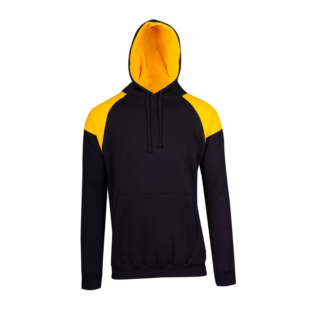 RM Mens Shoulder Contrast Panel Hoodie - F303HP