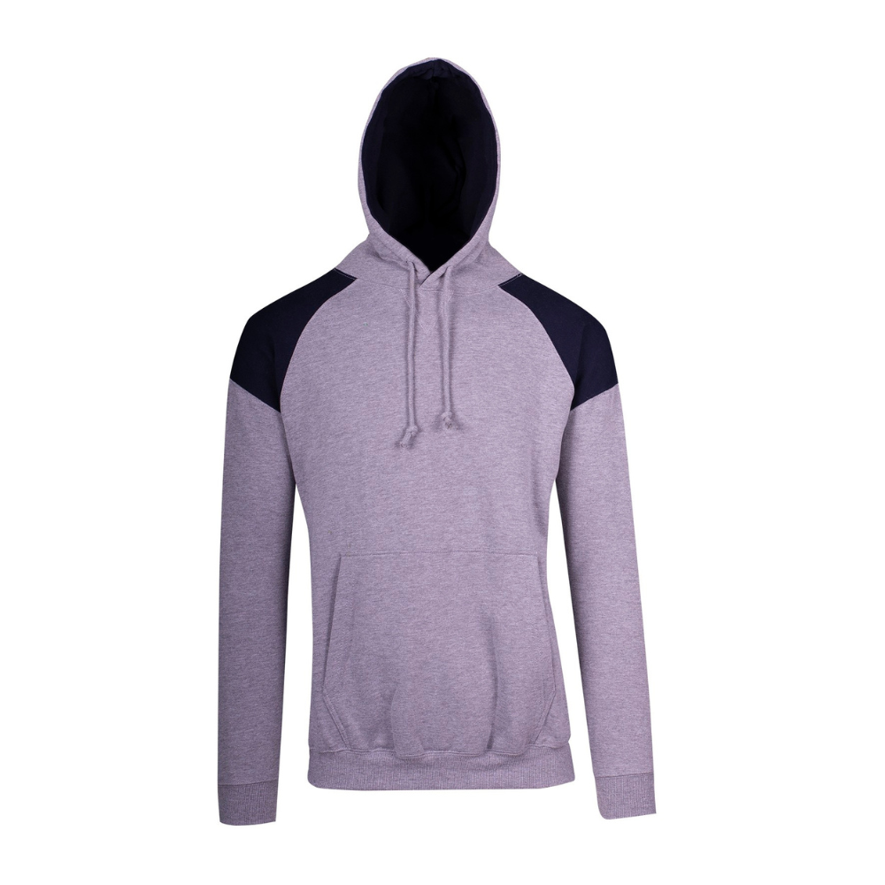 RM Mens Shoulder Contrast Panel Hoodie - F303HP