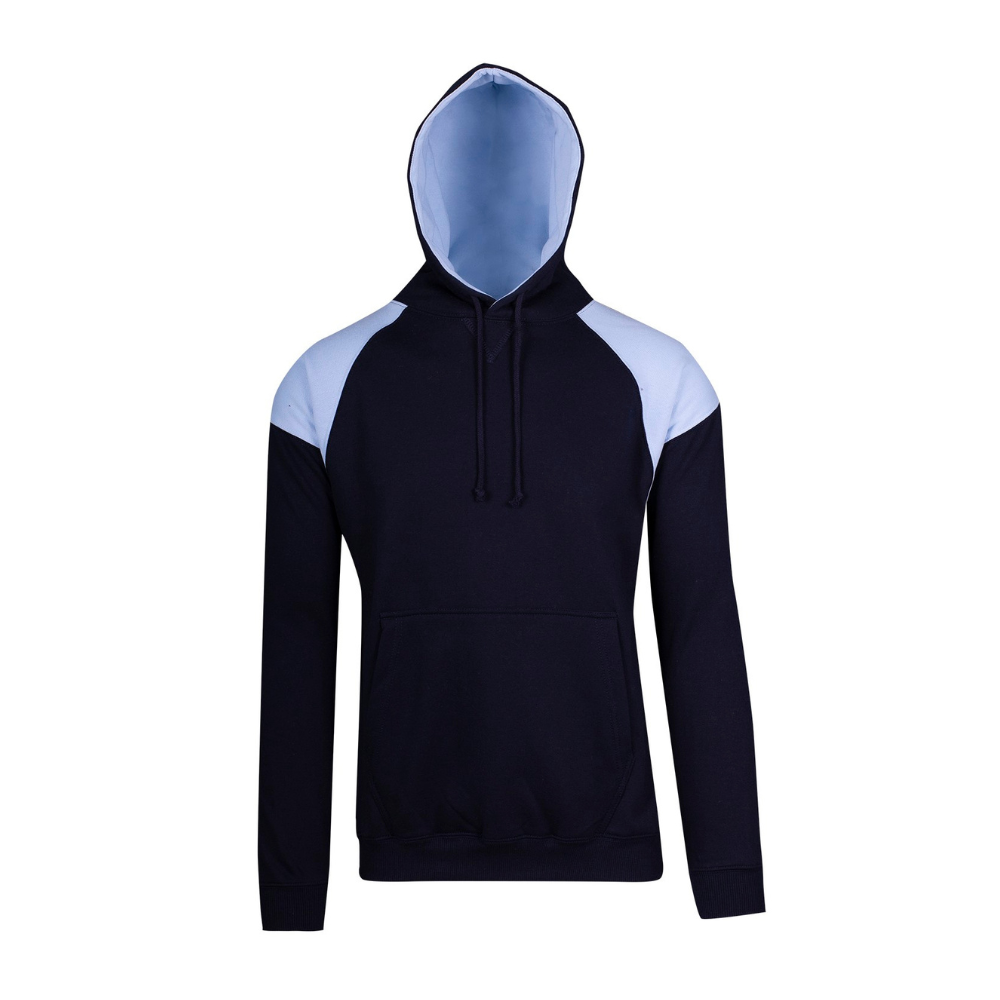 RM Mens Shoulder Contrast Panel Hoodie - F303HP