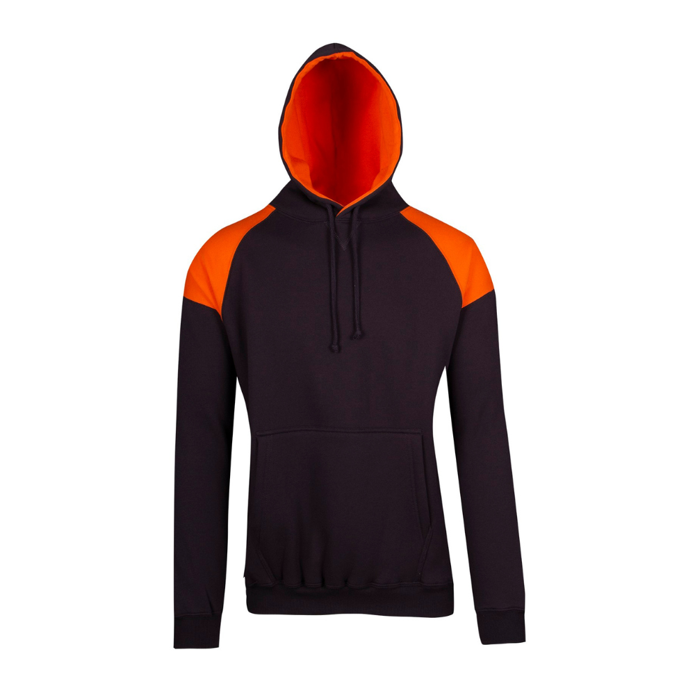RM Mens Shoulder Contrast Panel Hoodie - F303HP