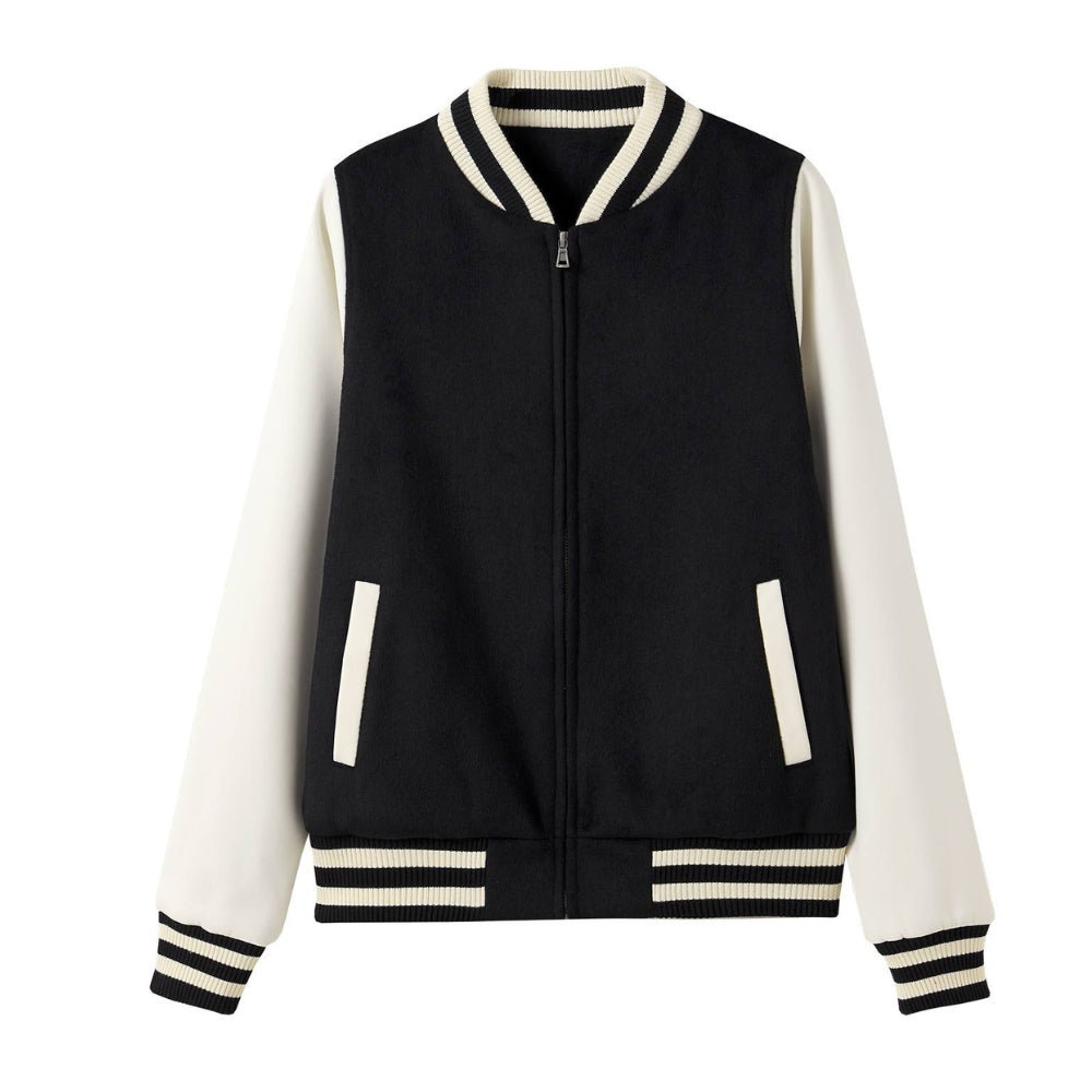 RM 500gsm Women's/Junior Wool Blend Soft Shell Varsity Jacket - F372UN