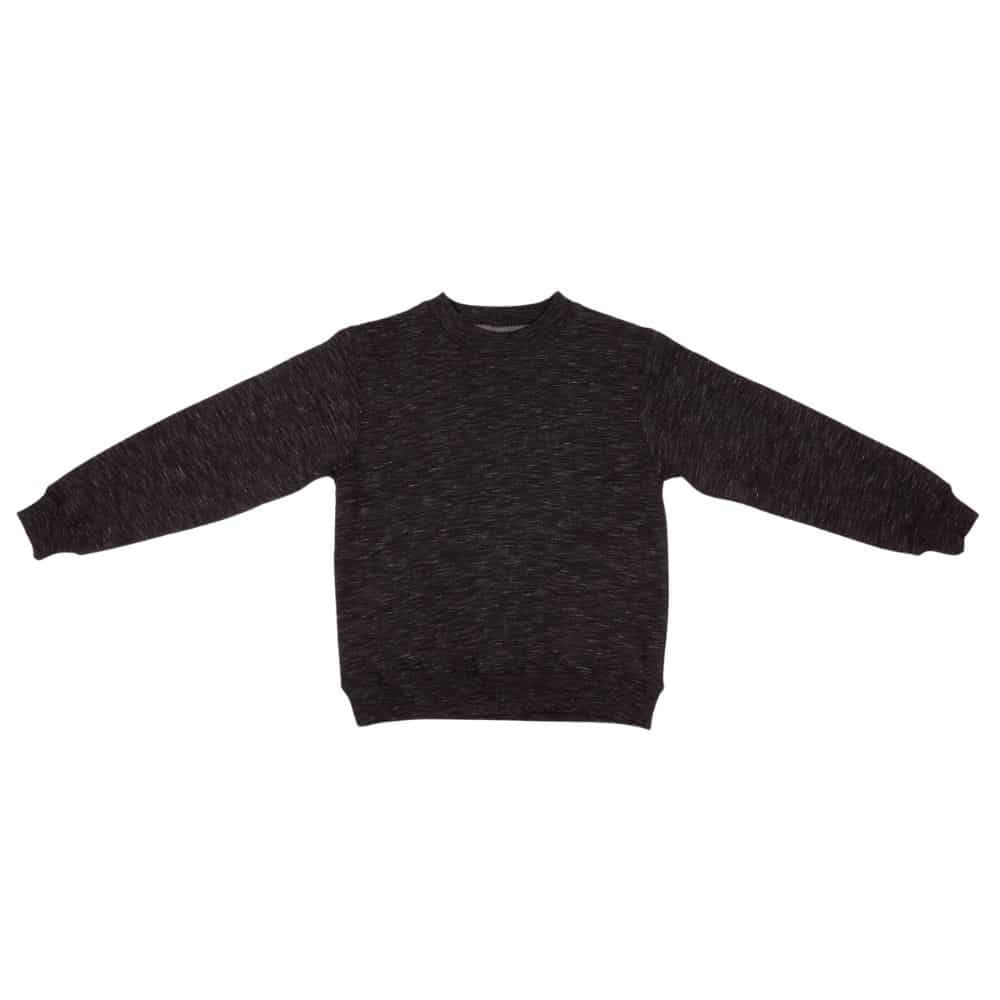 F700KS_Kids-Crew-Neck-Sloppy-Joes-Black-Marl