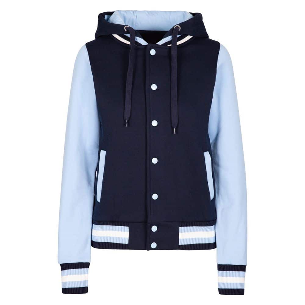 FB97UN_Ladies-Varsity-Jacket-Hood-Navy-SKy