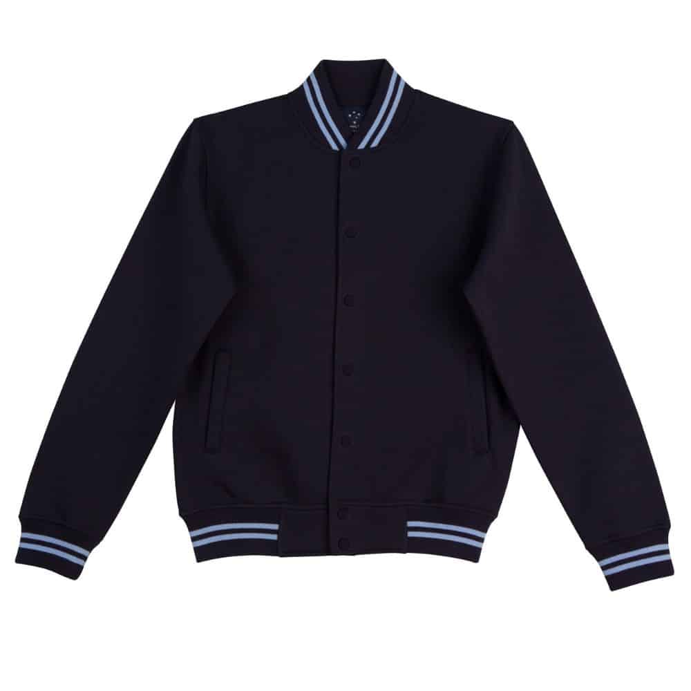 FL11K_FLEECE-LETTERMAN-Kids-Navy-Skyblue