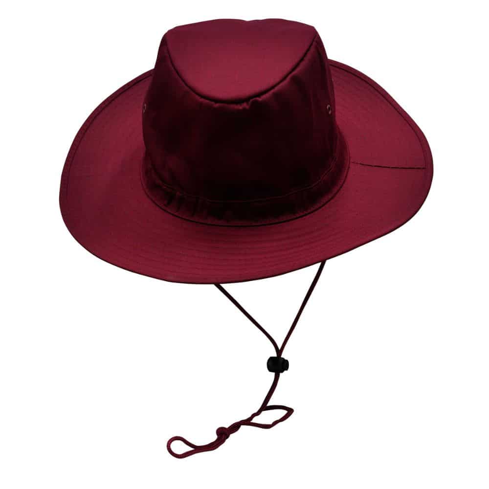 H1026_Slouch-Hat-With-Break-Away-Clip-Strap-Maroon