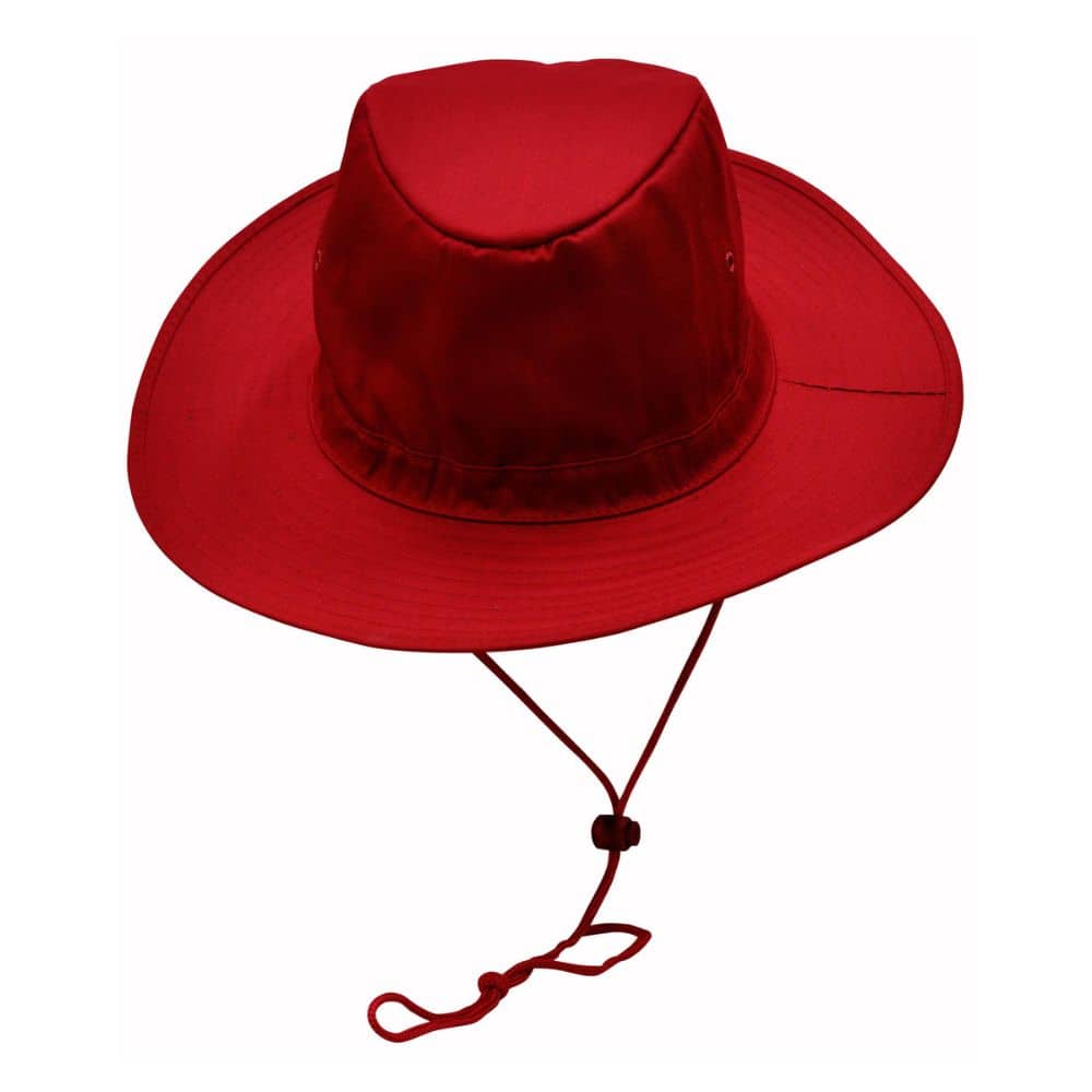 H1026_Slouch-Hat-With-Break-Away-Clip-Strap-Red