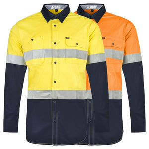 HVLSS_Bad_Stretch-LS-Hi-Vis-Shirt-With-Reflective-Tape