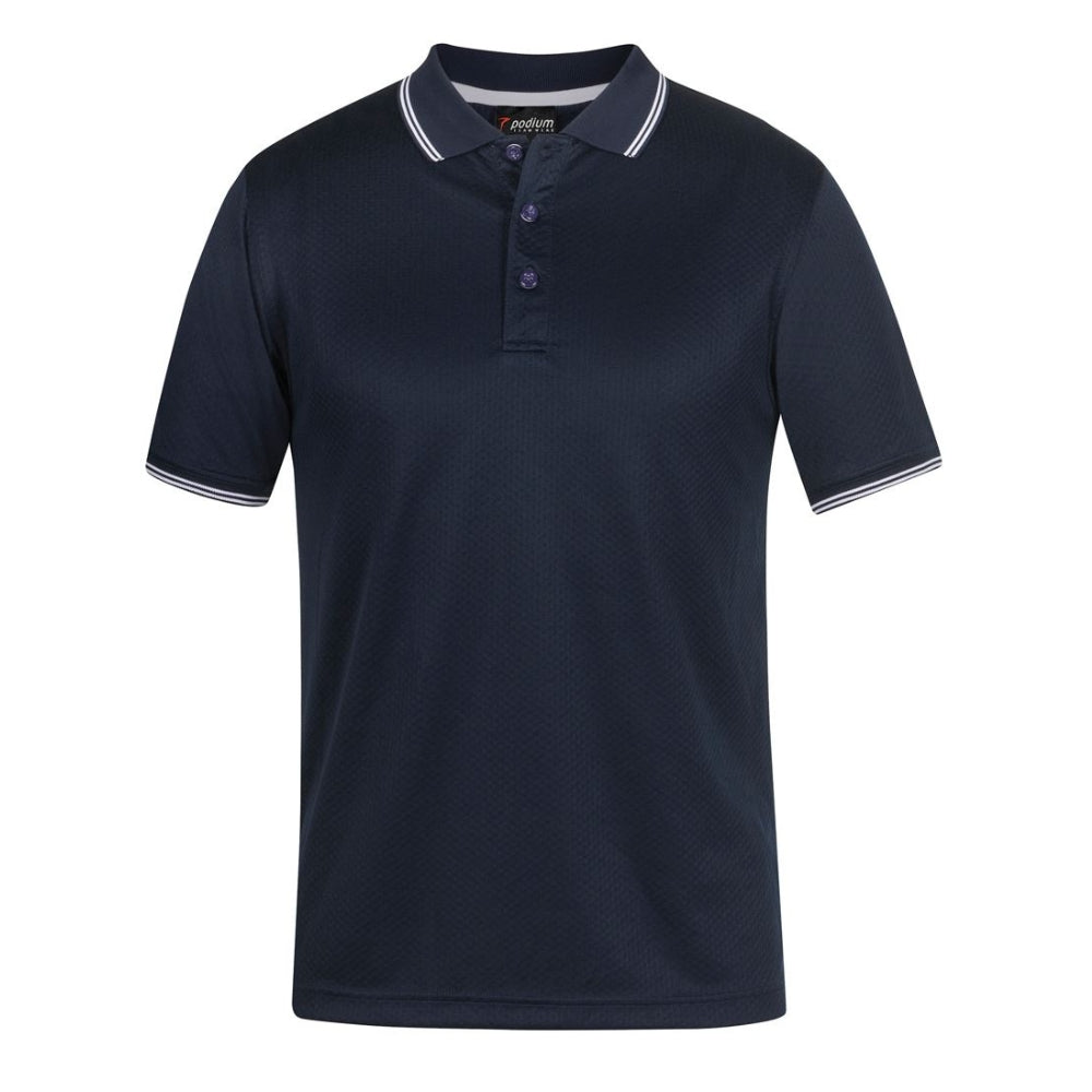 JB Jacquard Contrast Polo 7JCP