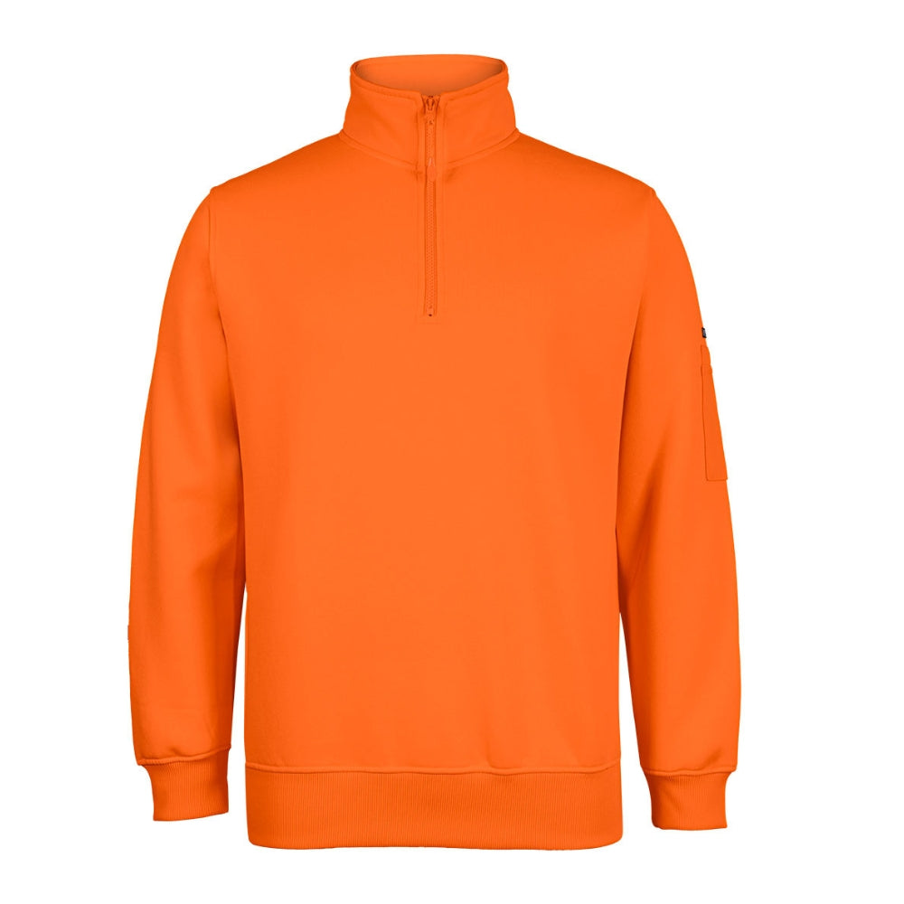 JB  Hi Vis 1/2 Zip Fleecy Sweat 6HVFH