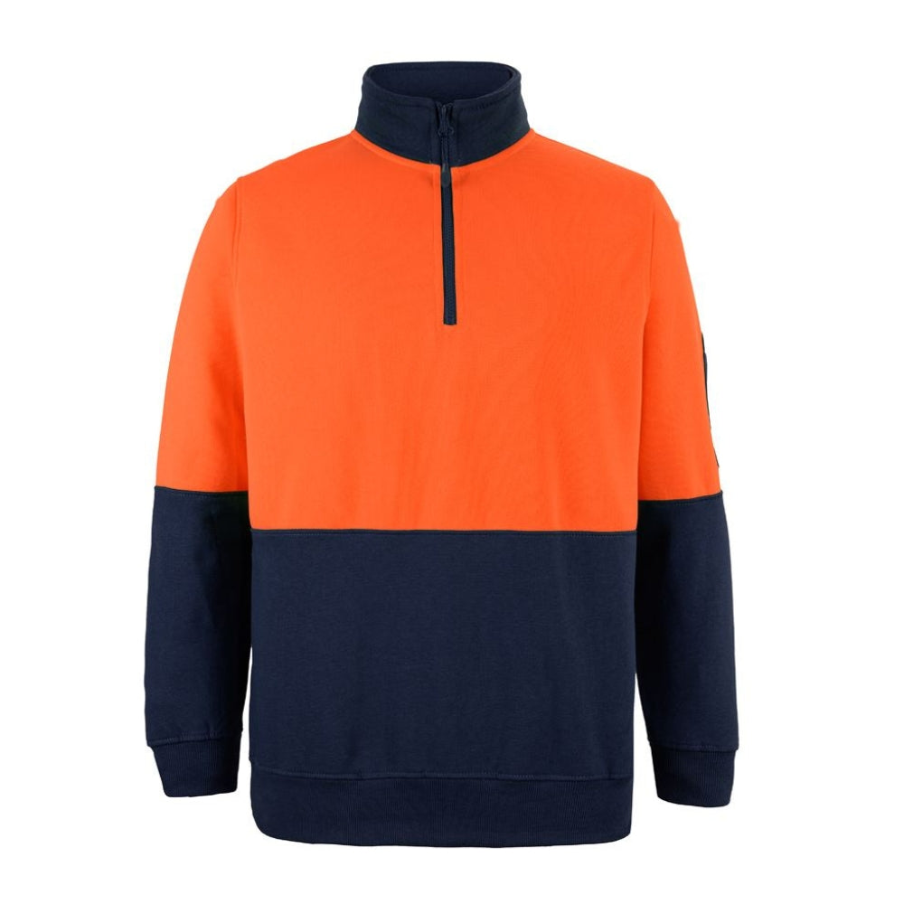 JB  Hi Vis 1/2 Zip Fleecy Sweat 6HVFH