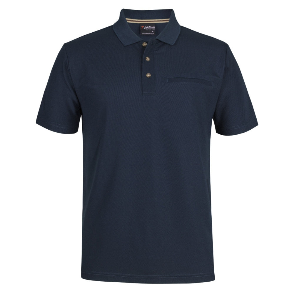 JB Recycled Polyester Pocket Polo 7SPR