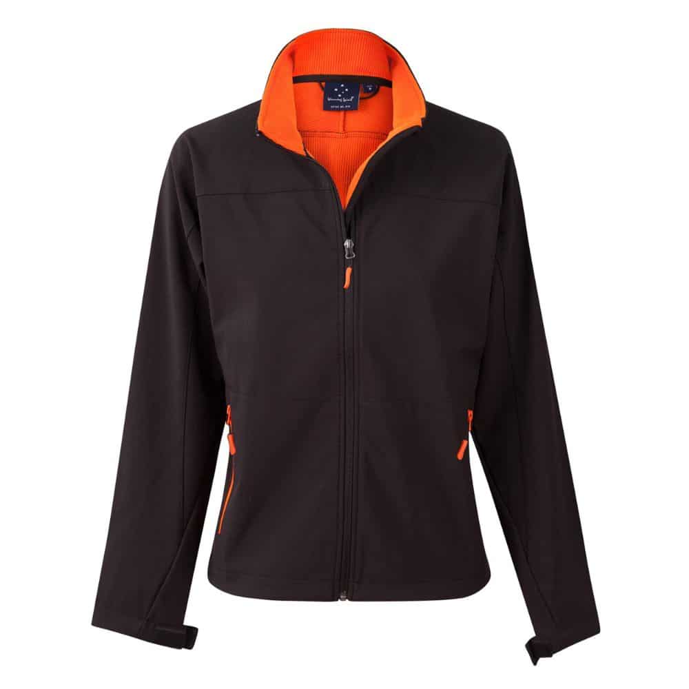 JK16_ROSEWALL-SOFT-SHELL-Ladies-Black-Orange