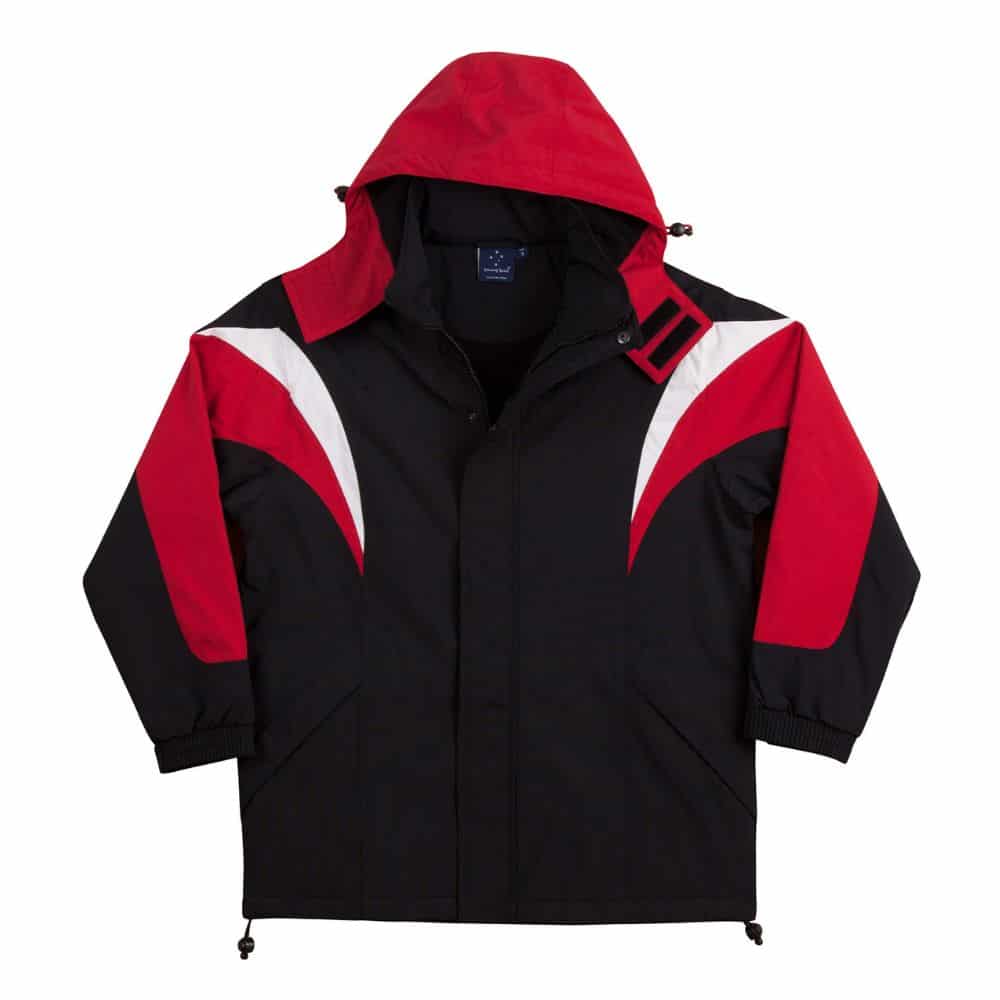 JK28_BATHURST-Tri-Colour-Jacket-With-Hood-Unisex-Black-White.Red_