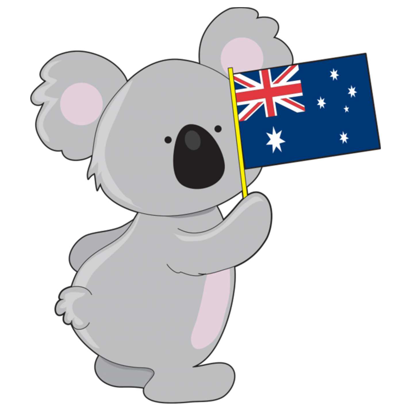 Koala-With-Flag