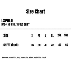 LSPOLO_Bad_Hi-Vis-LS-Polo-Shirt_Size-Chart