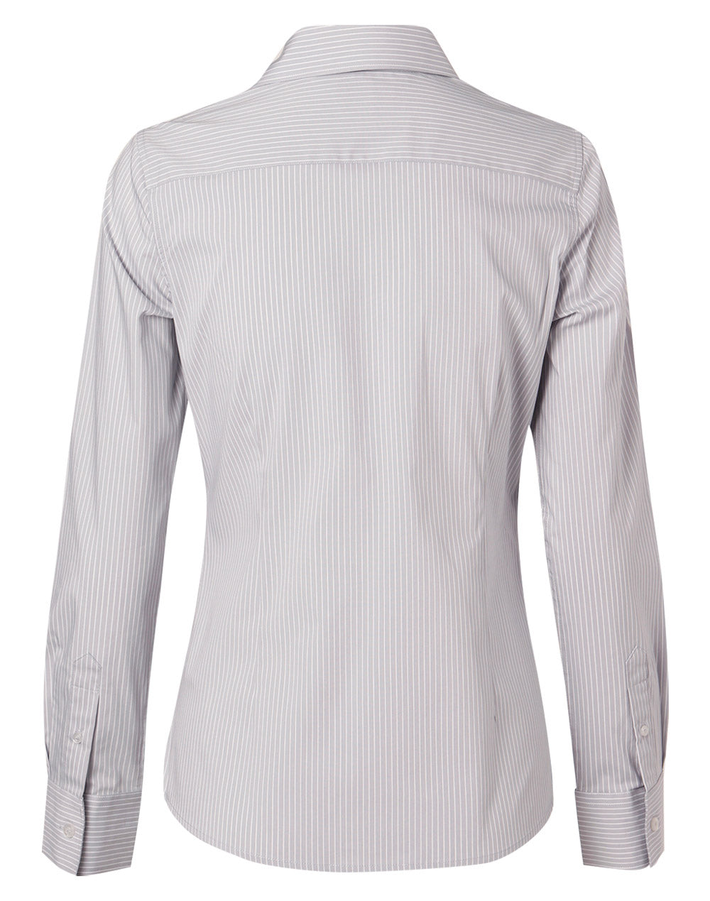 WS Women's Ticking Stripe Long Sleeve Shirt - M8200L