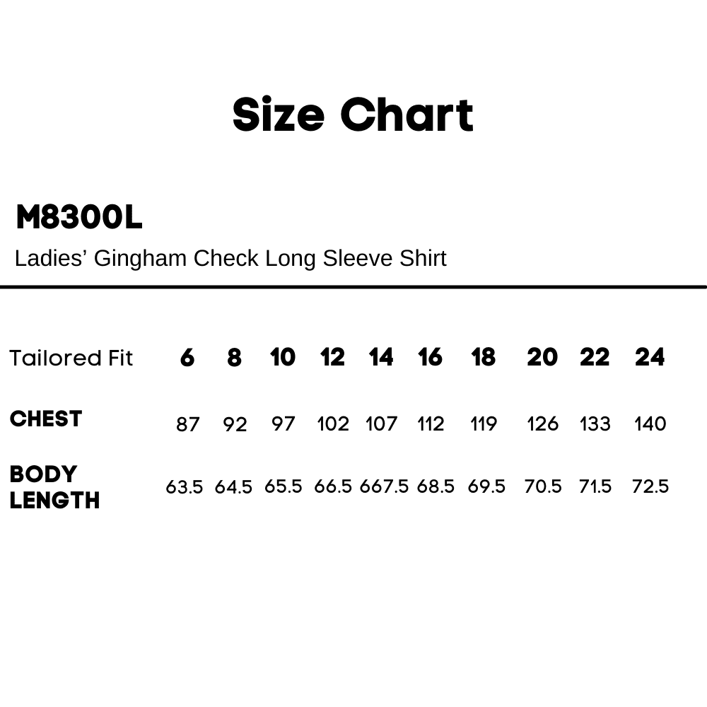 M8300L_Size-Chart