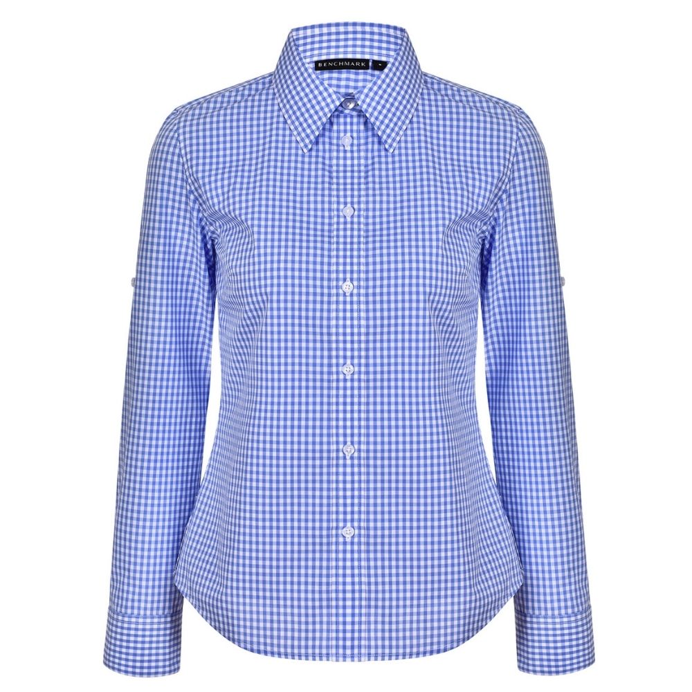 M8300L_WS_Ladies-Gingham-Check-Long-Sleeve-Shirt_Skyblue.White_