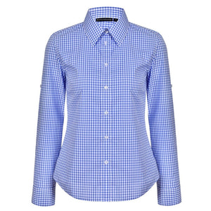 M8300L_WS_Ladies-Gingham-Check-Long-Sleeve-Shirt_Skyblue.White_