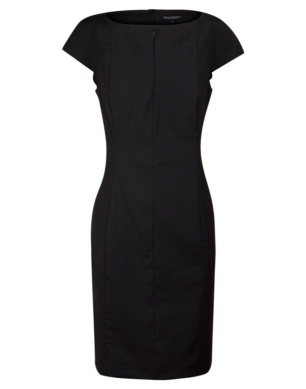 WS Ladies’ Wool Blend Stretch Cap Sleeve Dress - M9281