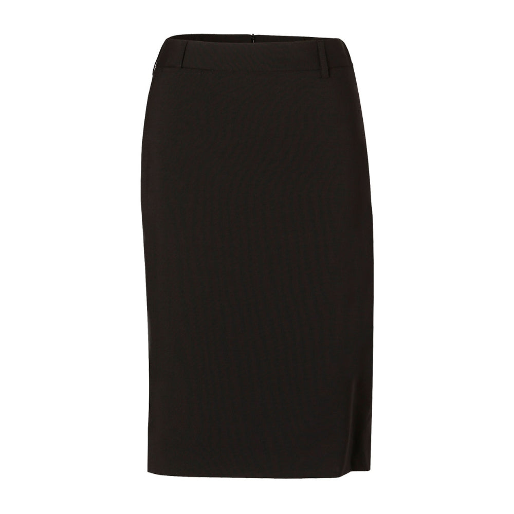 WS Women's Wool Blend Stretch Mid Length Lined Pencil Skirt - M9470