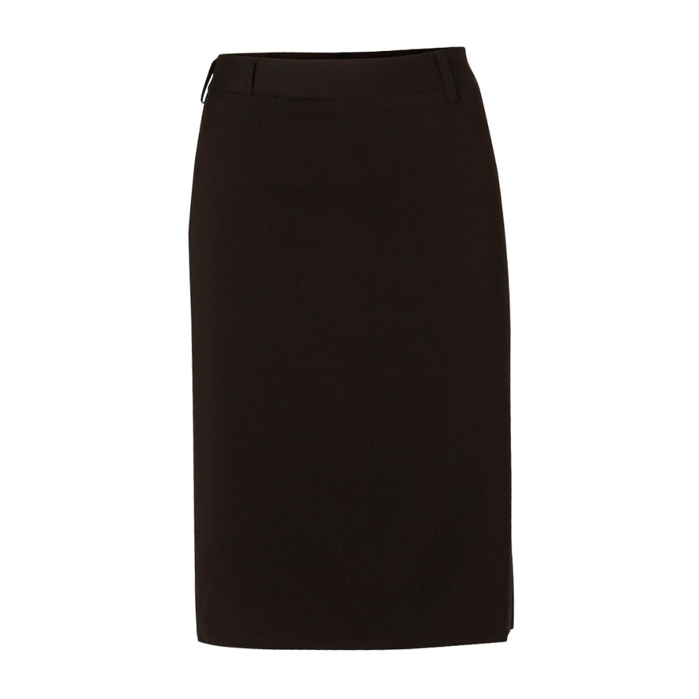 WS Women's Poly/Viscose Stretch Mid Length Lined Pencil Skirt - M9471