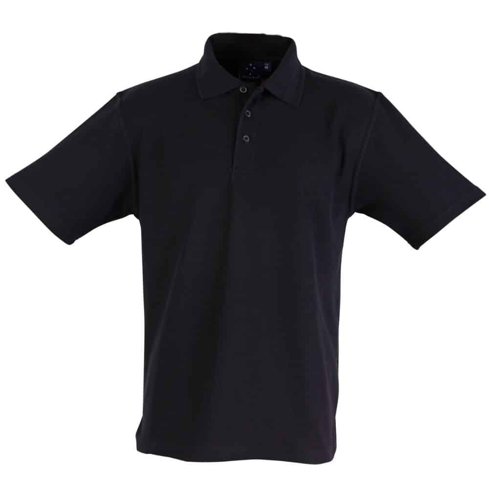 PS11_TRADITIONAL-POLO-Unisex-Black