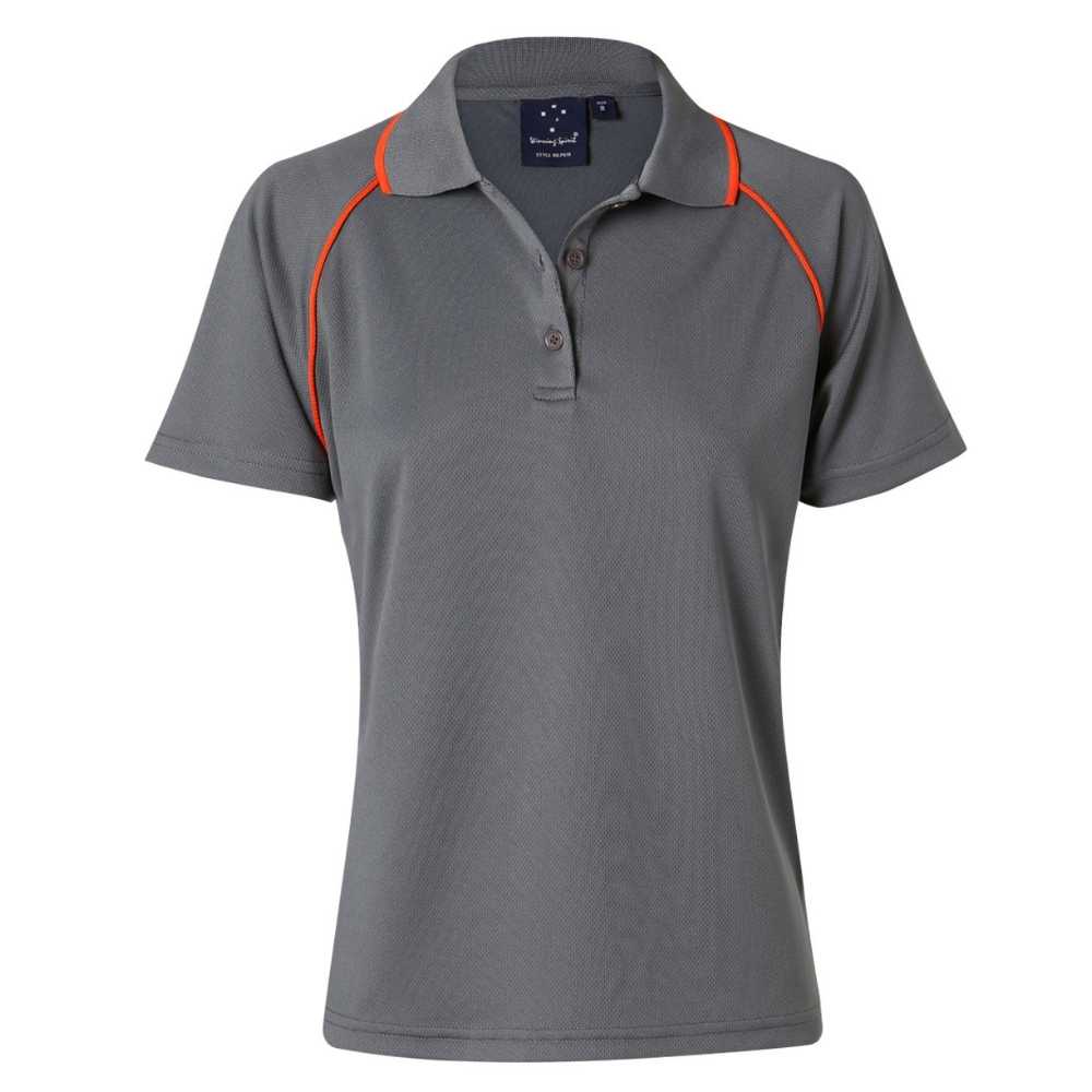 PS19_WS_Champion-Polo-Ladies_Charcoal-Orange