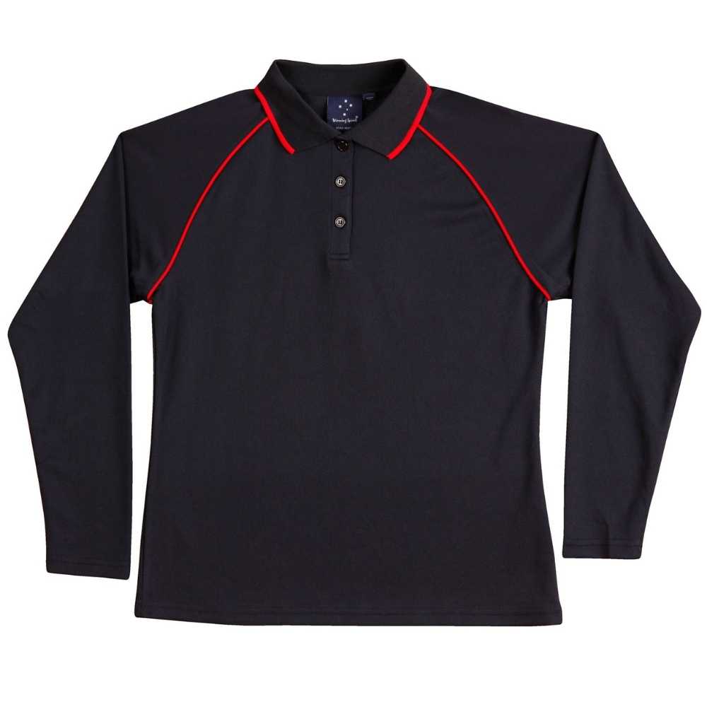 PS44_CHAMPION-PLUS-Ladies_Long-Sleeve-Polo_Navy-Red