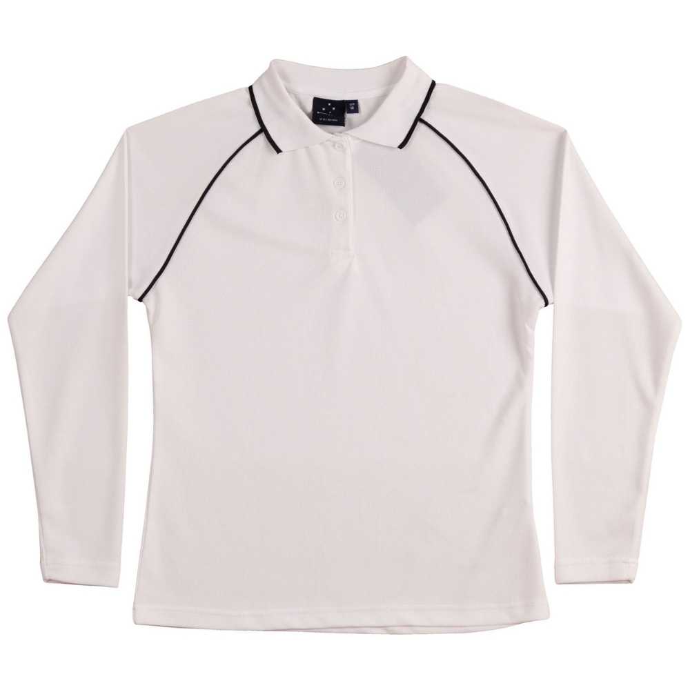 PS44_CHAMPION-PLUS-Ladies_Long-Sleeve-Polo_White-Navy