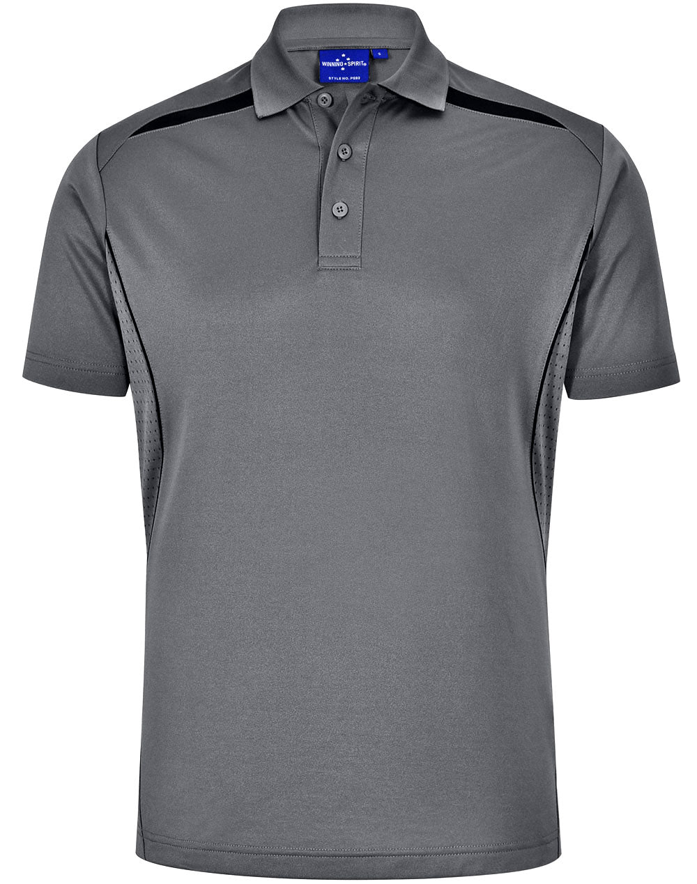 WS Mens Sustainable Poly/Cotton Contrast SS Polo - PS93