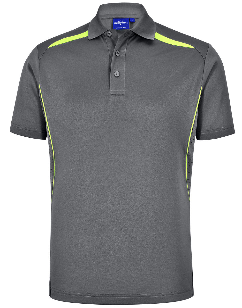 WS Mens Sustainable Poly/Cotton Contrast SS Polo - PS93