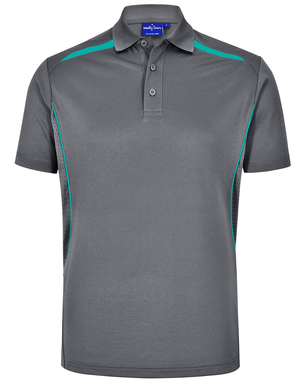 WS Mens Sustainable Poly/Cotton Contrast SS Polo - PS93