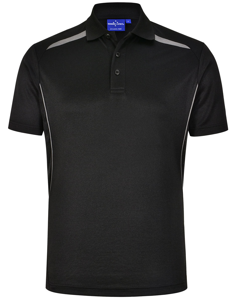 WS Mens Sustainable Poly/Cotton Contrast SS Polo - PS93