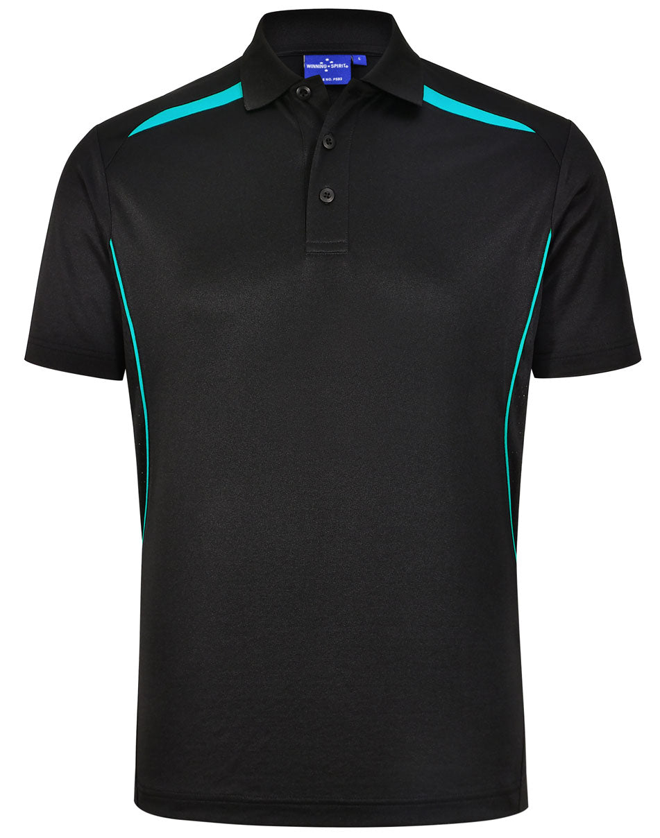 WS Mens Sustainable Poly/Cotton Contrast SS Polo - PS93