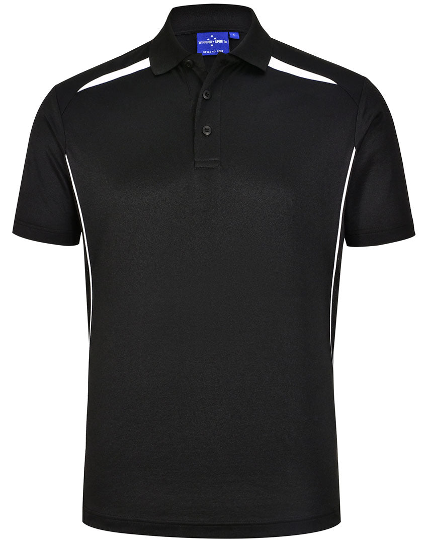 WS Mens Sustainable Poly/Cotton Contrast SS Polo - PS93