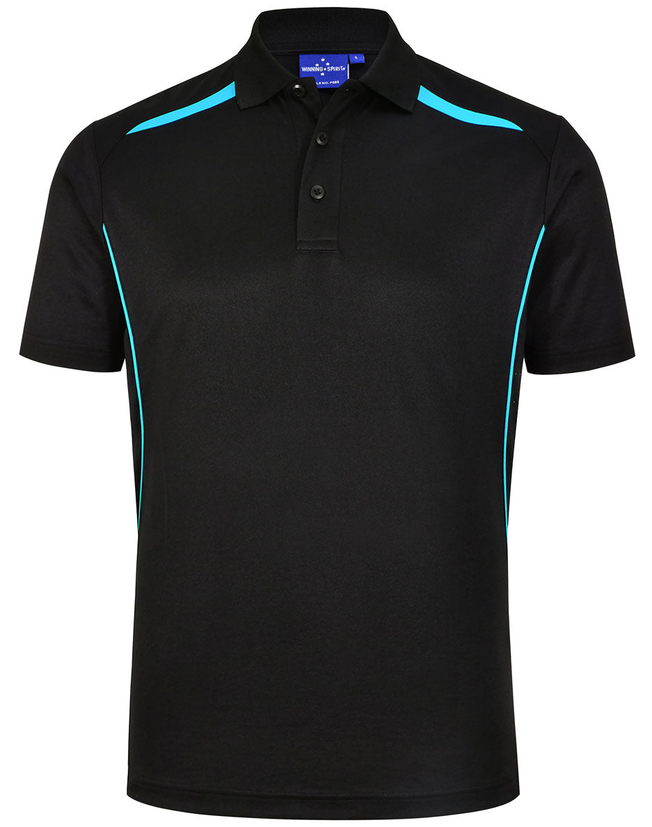 WS Mens Sustainable Poly/Cotton Contrast SS Polo - PS93