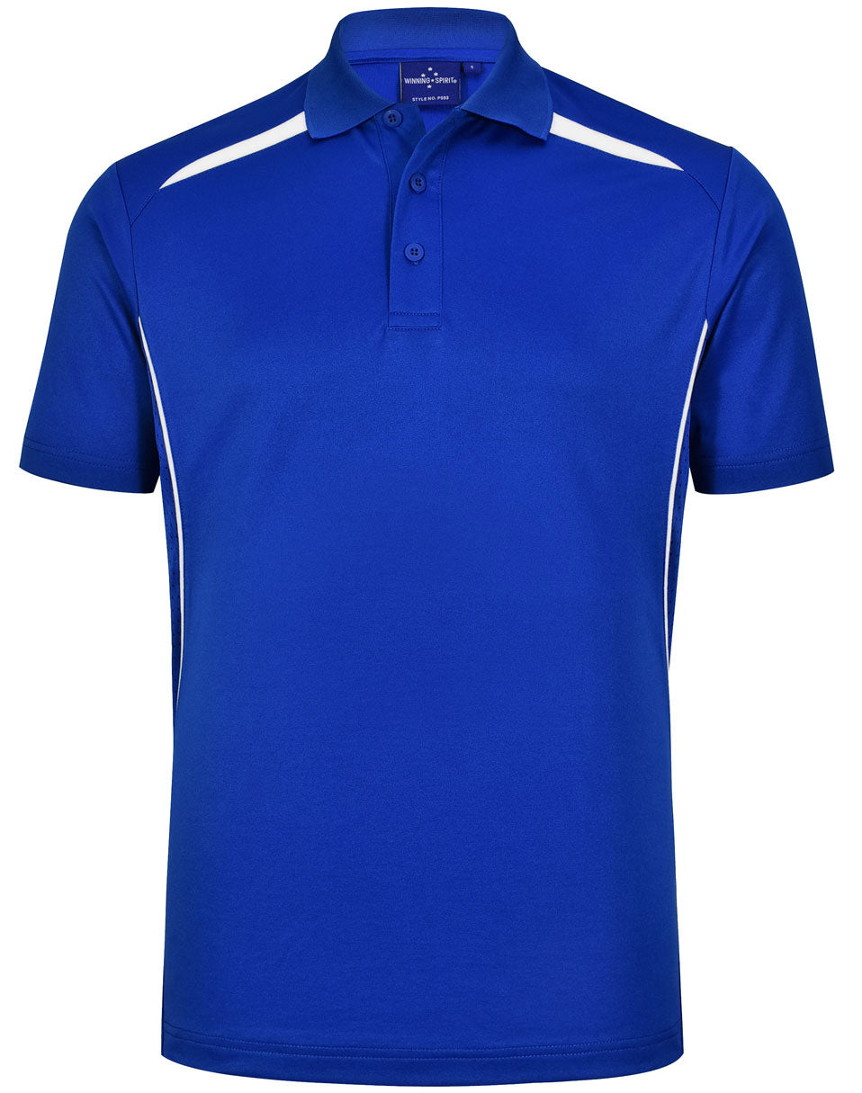 WS Mens Sustainable Poly/Cotton Contrast SS Polo - PS93