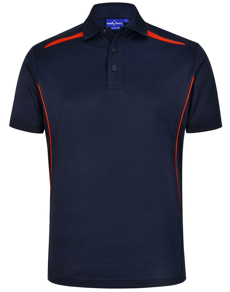 WS Mens Sustainable Poly/Cotton Contrast SS Polo - PS93