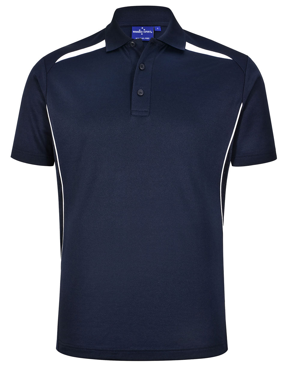 WS Mens Sustainable Poly/Cotton Contrast SS Polo - PS93