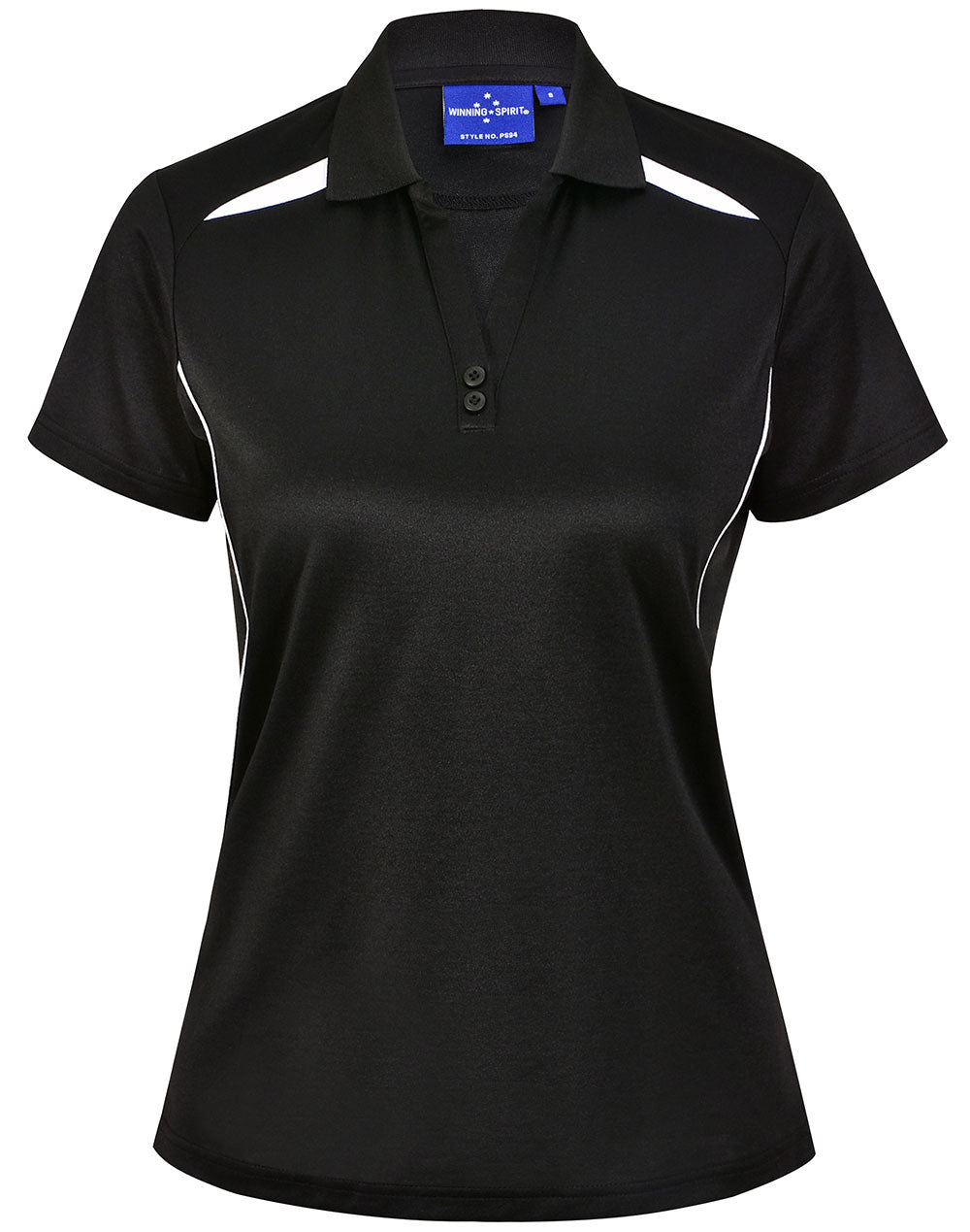 WS LADIES SUSTAINABLE POLY/COTTON CONTRAST SS POLO - PS94