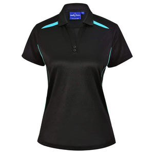 PS94_LADIES-SUSTAINABLE-POLYCOTTON-CONTRAST-SS-POLO-Black-Teal