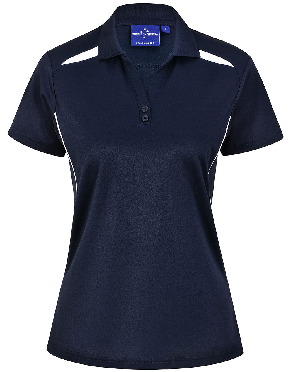 WS LADIES SUSTAINABLE POLY/COTTON CONTRAST SS POLO - PS94