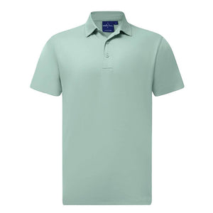 PS95_SUSTAINABLE JACQUARD KNIT POLO Men's-Soft Mint
