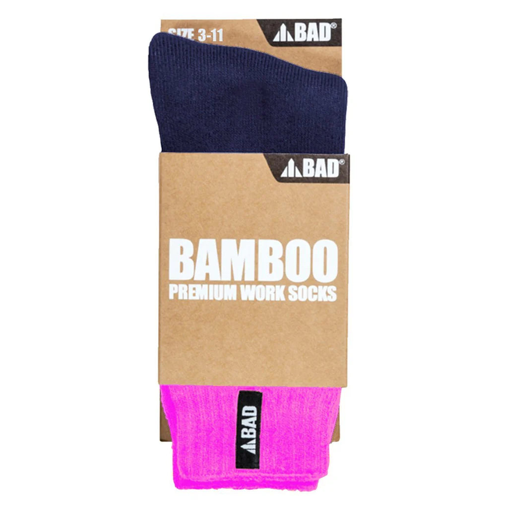 BD BAMBOO WOMEN'S PINK WORK SOCKS