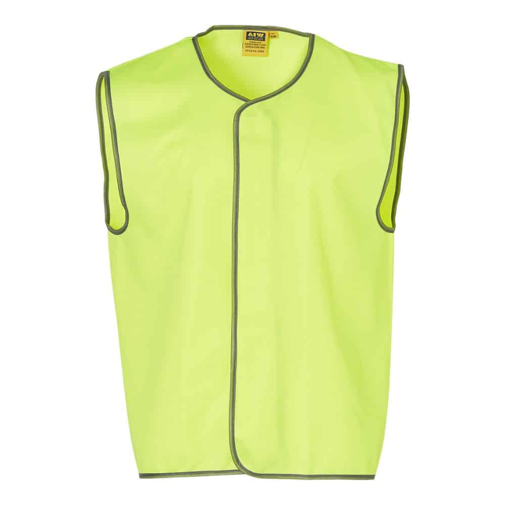 SW02 Hi-Vis SAFETY VEST-Fluoro Yellow