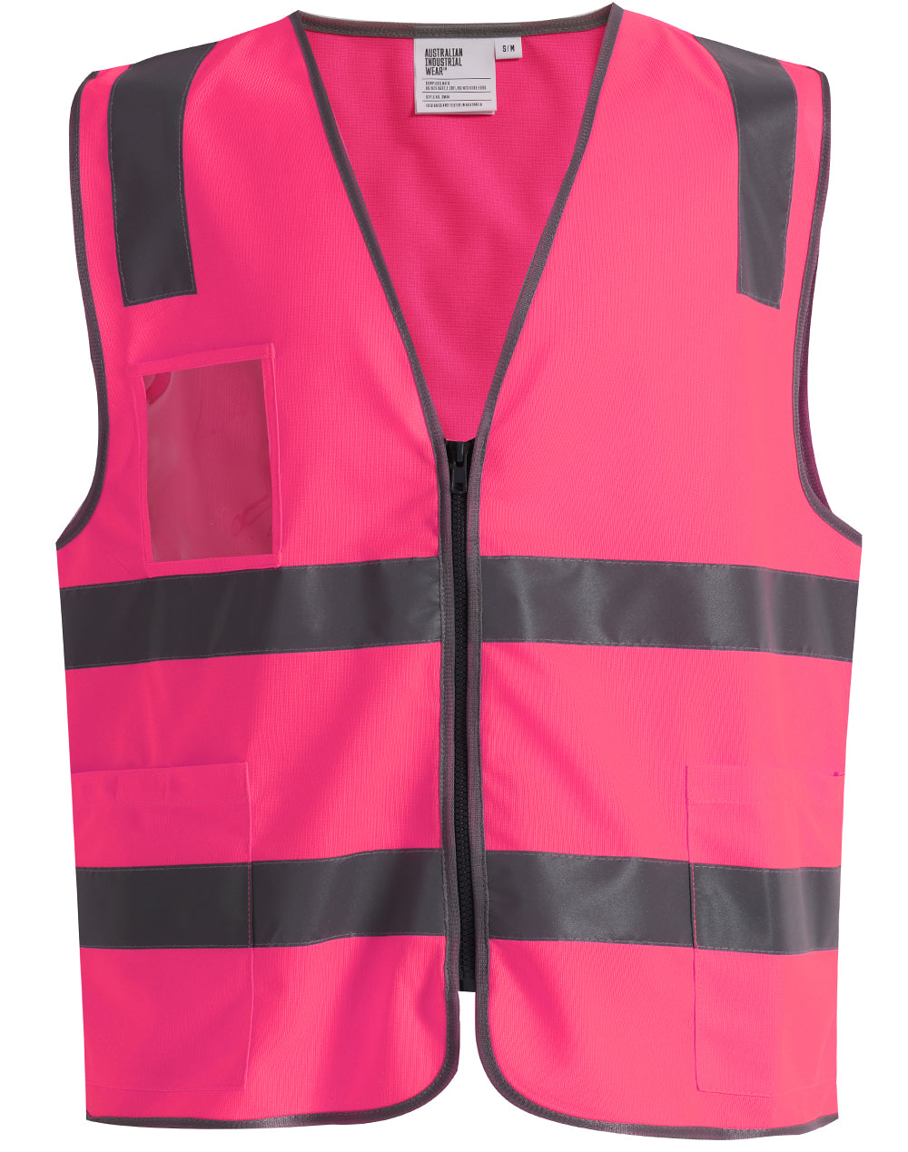WS Unisex Hi-Vis Safety Vest with ID & Utility Pockets - SW04